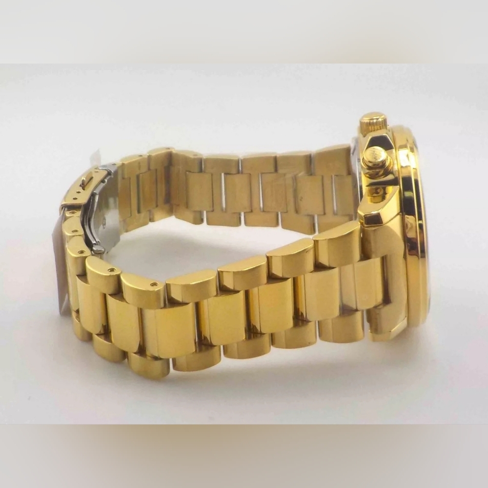 ***BRAND NEW*** Citizen Eco-Drive Nighthawk Crystal Accent Gold-Tone Chronograph - Picture 9 of 10